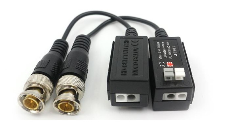 Kit transmitator pasiv si receptor pasiv de semnal HD cu protectie la supratensiune - AMP-VT402L