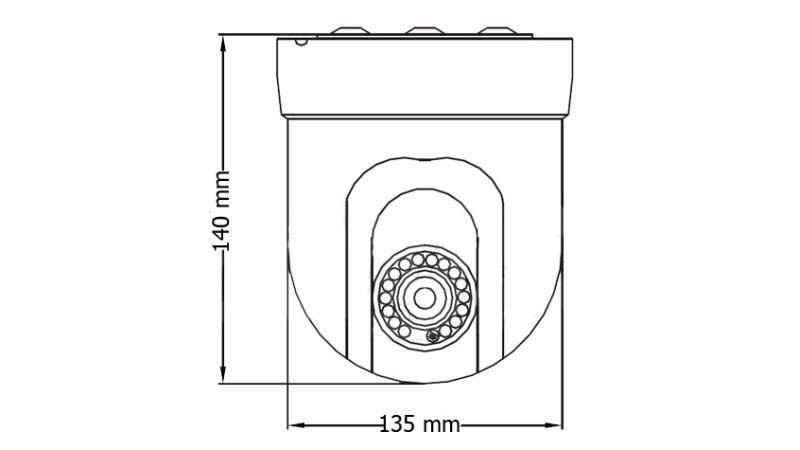 Camera de supraveghere mini Speed Dome de interior SPD-24XSHE