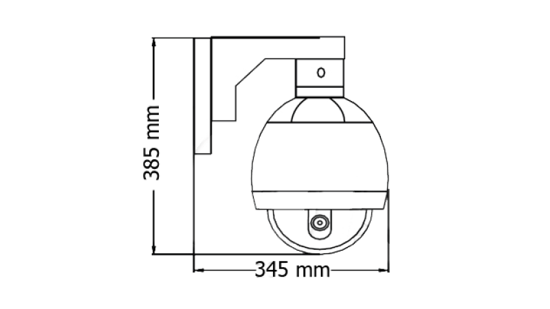 Camera de supraveghere Speed Dome PTZ SPD-EX27HX