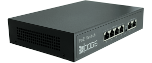 Switch de retea cu 6 porturi 10/100Mbps: 4x PoE+ (65W), 2 porturi Uplink, OOGIS SW-C1004P+2C