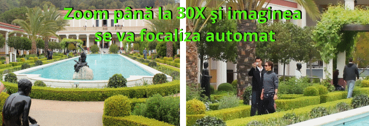 Zoom optic 30X, Camera care aduce imaginile mai aproape,